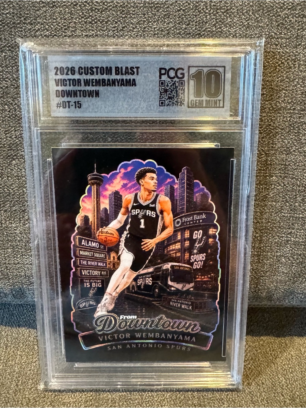 Victor Wembanyama 2026 Custom Blast Downtown #DT-15 PCG 10